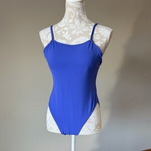 Purple Blue Perwinkle Wilo One-Piece Swimsuit sz M